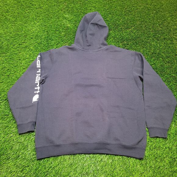 Carhartt Original Fit Logo Hoodie Sweatshirt Mens XL (Fits 2XL) - Picture 4 of 5